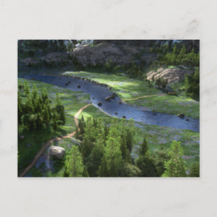Carte Postale Cwm Solitude