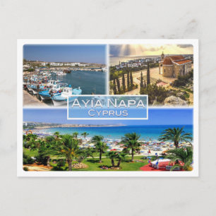 Carte Postale CY Chypre - Ayia Napa - Port - Panorama - Nelia