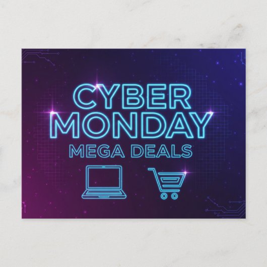 Carte Postale Cyber lundi (Devant)