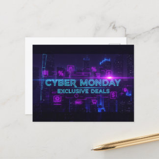 Carte Postale Cyber lundi