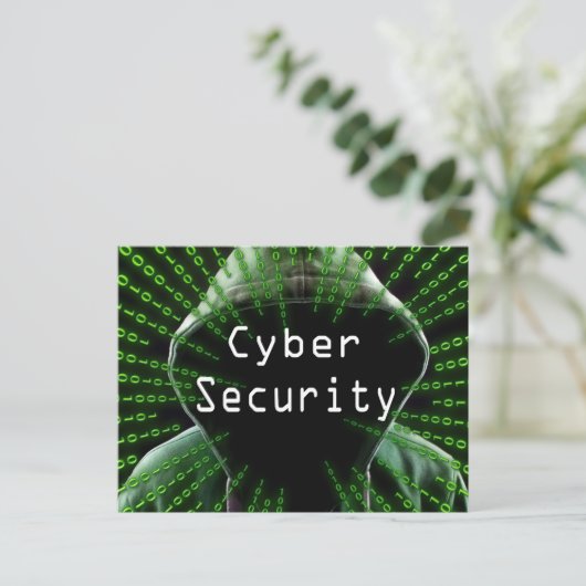 Carte Postale Cybersécurité (Debout devant)