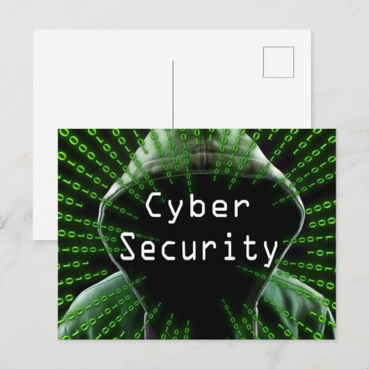 Carte Postale Cybersécurité (Devant / Derrière)