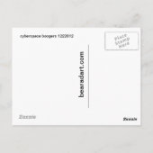 Carte Postale cyberspace boogers 1222012 (Dos)