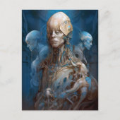 Carte Postale Cyborg Futuristic Science Fiction (Devant)