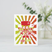 Carte Postale Cyborg Mascot (Debout devant)