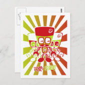 Carte Postale Cyborg Mascot (Devant / Derrière)