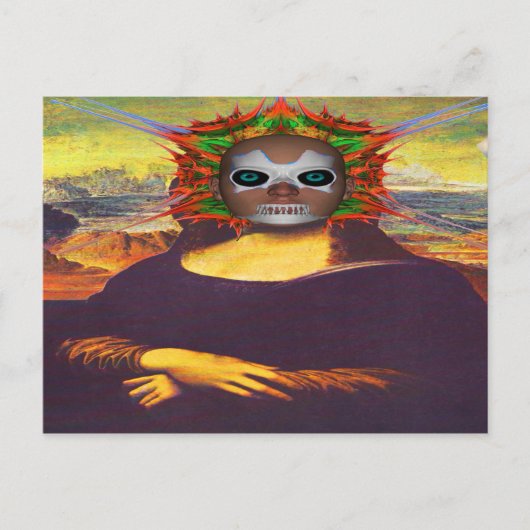 Carte Postale Cyborg Mona Lisa (Devant)