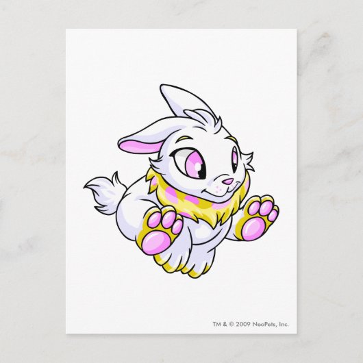 Carte Postale Cybunny jaune (Devant)