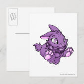 Carte Postale Cybunny pourpre (Devant / Derrière)