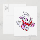 Carte Postale Cybunny rouge (Devant / Derrière)