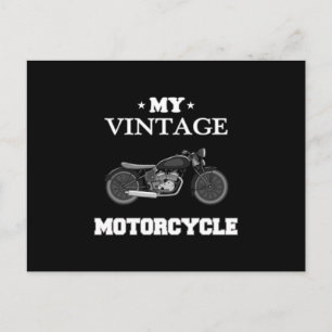 Carte Postale Cycle Biker Bike Funny Vintage Venin Idea