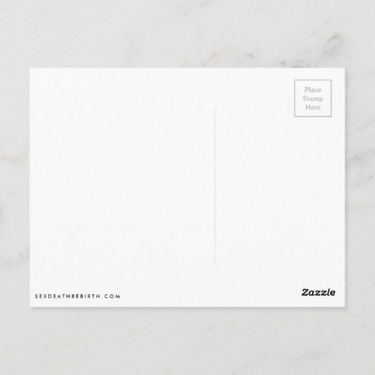 Carte Postale Cycle de vie (Dos)