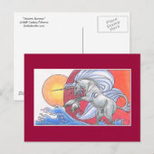 Carte Postale Cycle Unicorn - Été ©1999 (Devant / Derrière)