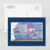 Carte Postale Cycle Unicorn - Hiver ©1999 (Devant / Derrière)