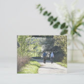 Carte postale Cycler ensemble (Debout devant)