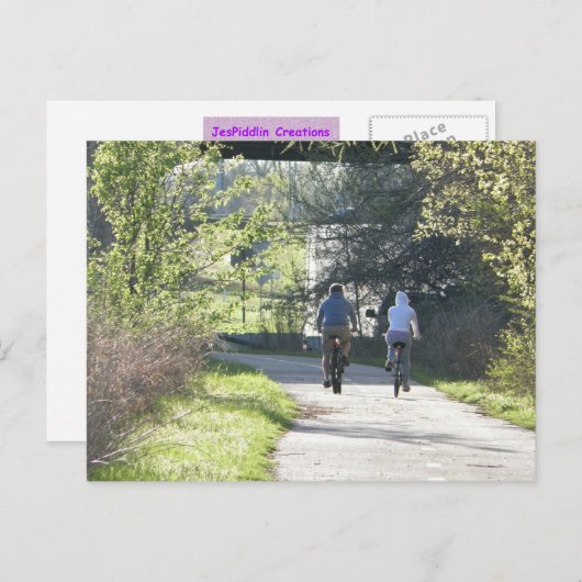 Carte postale Cycler ensemble (Devant / Derrière)
