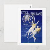Carte Postale Cycles Brillant (Devant / Derrière)
