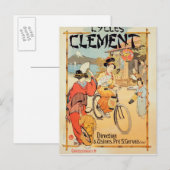 Carte Postale Cycles Clement Pre Saint-Gervais (Devant / Derrière)