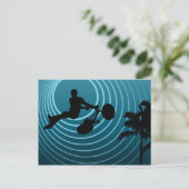 Carte Postale cycles de lune (Debout devant)