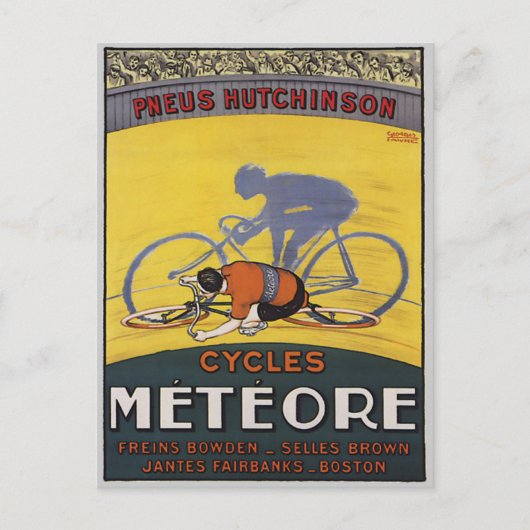 CARTE POSTALE CYCLES METEORE (Devant)