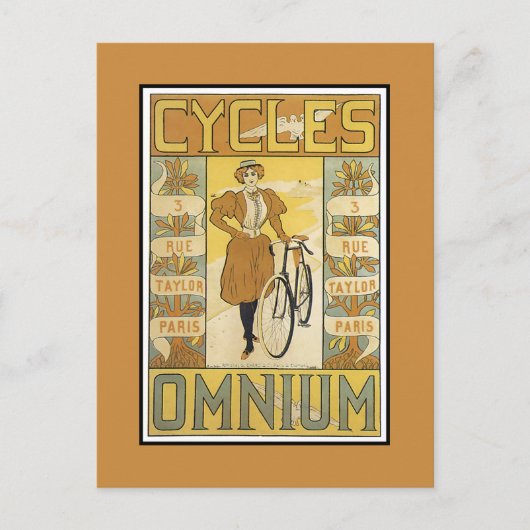 Carte Postale Cycles Omnium (Devant)