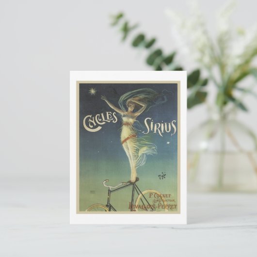 Carte Postale Cycles Sirius (Debout devant)