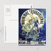 Carte postale : Cycles Vintages : Roubaisien (Devant / Derrière)
