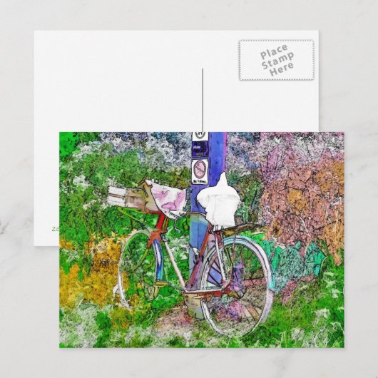 CARTE POSTALE CYCLISME (Devant / Derrière)