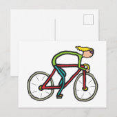 Carte Postale Cyclisme (Devant / Derrière)