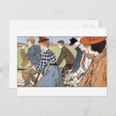 Carte Postale Cyclisme, Bicyclettes, Van Caspel (Devant / Derrière)