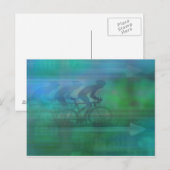 Carte postale Cyclisme Design (Devant / Derrière)