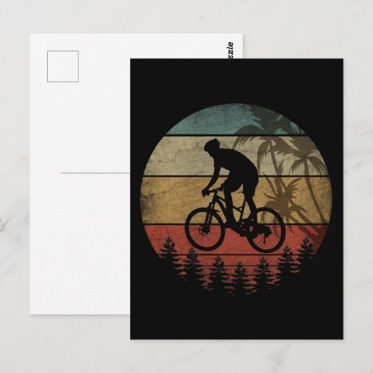 CARTE POSTALE CYCLISME RÉTRO (Devant / Derrière)