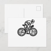 Carte Postale cycliste (Devant / Derrière)
