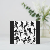 Carte Postale cycliste (Debout devant)