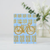 Carte postale Cycliste Cycle (Debout devant)