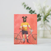 Carte Postale Cycliste Greyhound 2 (Debout devant)