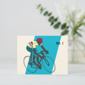 Carte Postale Cycliste n° 1 (Debout devant)