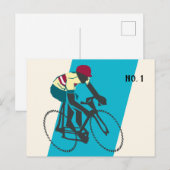 Carte Postale Cycliste n° 1 (Devant / Derrière)