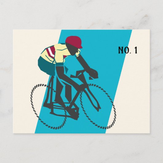 Carte Postale Cycliste n° 1 (Devant)