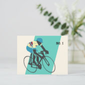 Carte Postale Cycliste n° 3 (Debout devant)