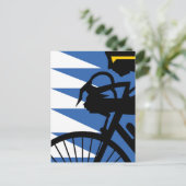Carte Postale Cycliste Pop Art (Debout devant)