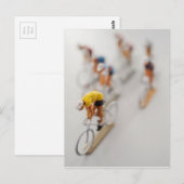 Carte Postale Cyclistes modèles (Devant / Derrière)
