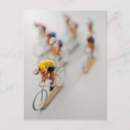 Carte Postale Cyclistes modèles (Devant)