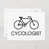 Carte Postale Cycologiste Cycle cycliste (Devant / Derrière)
