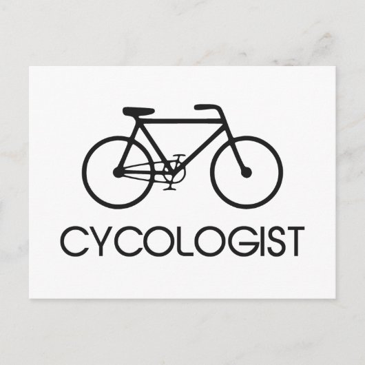 Carte Postale Cycologiste Cycle cycliste (Devant)