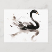 Carte Postale Cygne (Devant)