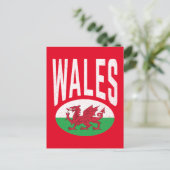 Carte Postale Cymraeg Cymru Fier Welsh vintage (Debout devant)