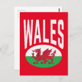 Carte Postale Cymraeg Cymru Fier Welsh vintage (Devant / Derrière)
