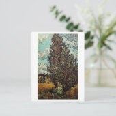 Carte Postale Cyprès et deux femmes, Vincent van Gogh (Debout devant)