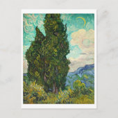 Carte Postale Cyprès, Vincent van Gogh (Devant)